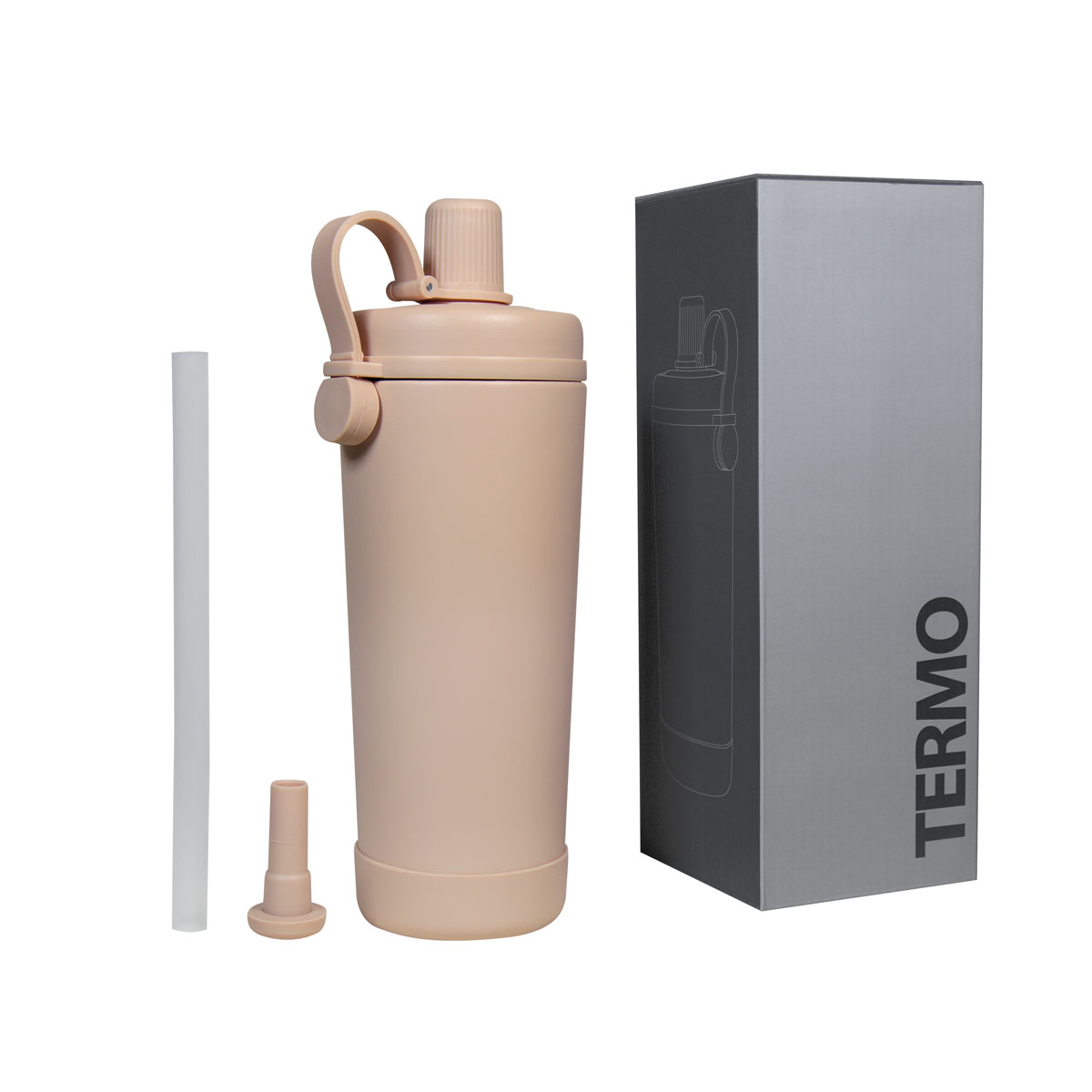 Termo BOISSON con manga de silicón antiderrapante