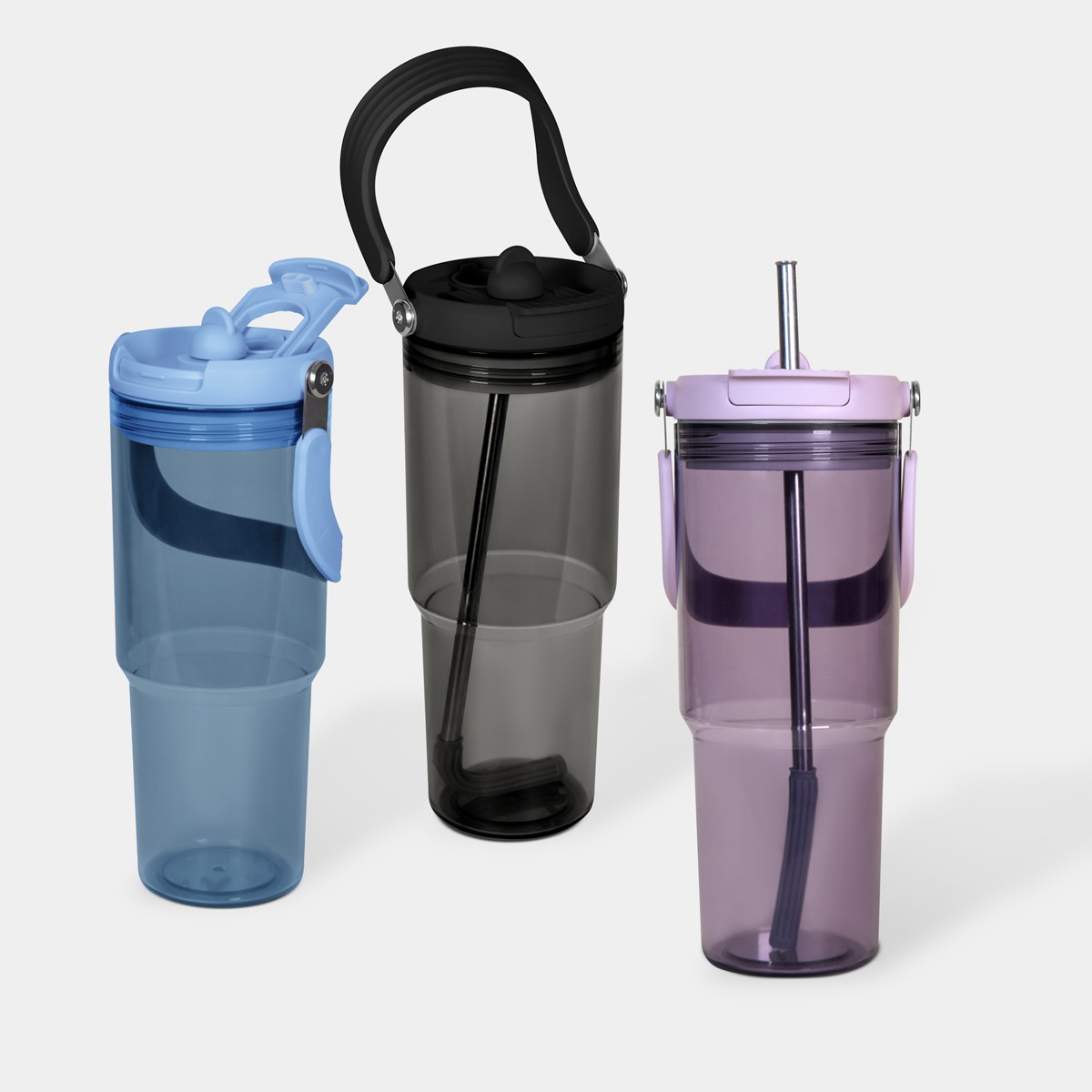 Termo GRABEN de 850 ml con popote de salida automática