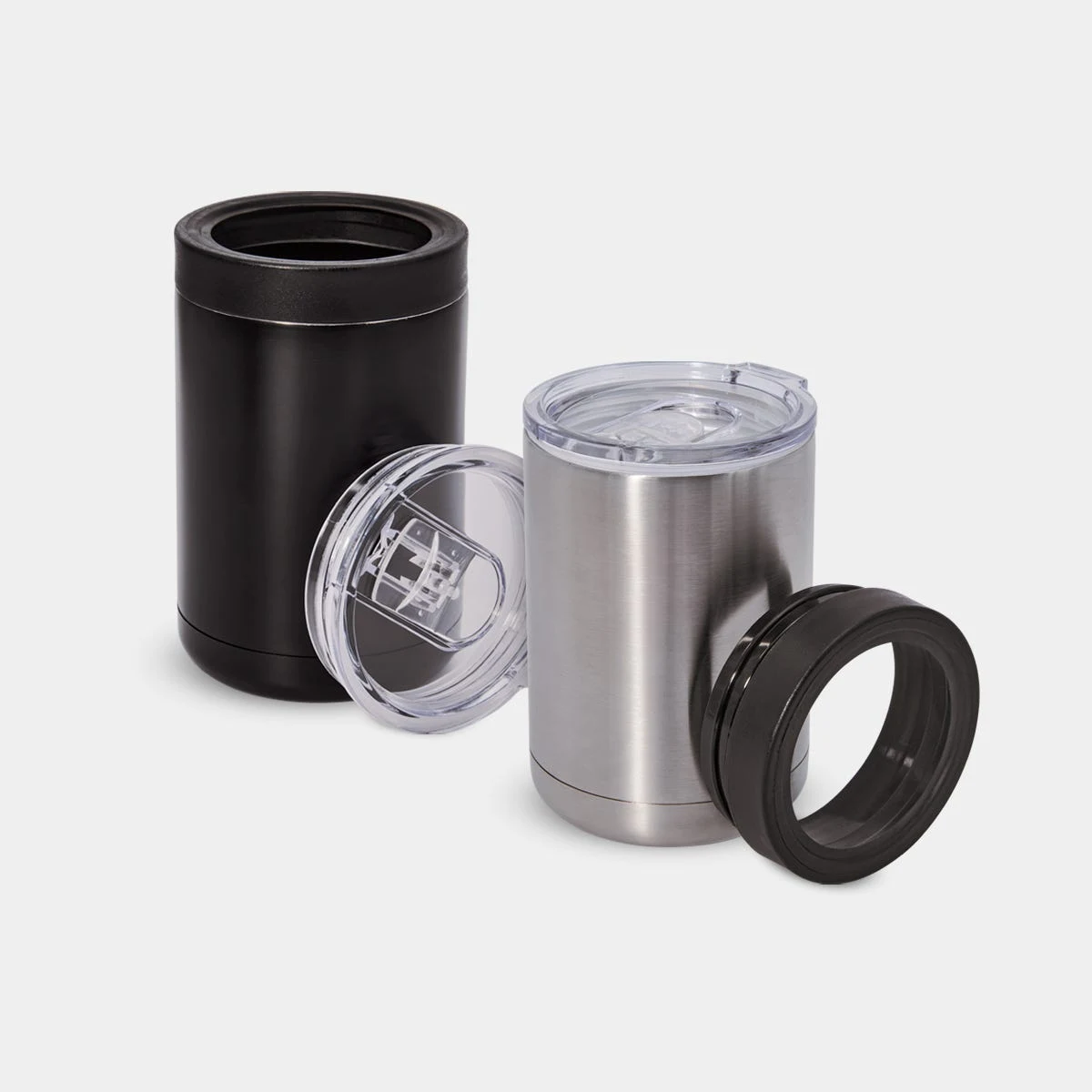 Termo Portalatas DELA de acero inoxidable de 350 ml