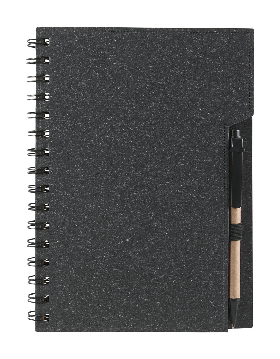 Cuaderno de papel reciclado para apuntes escolares