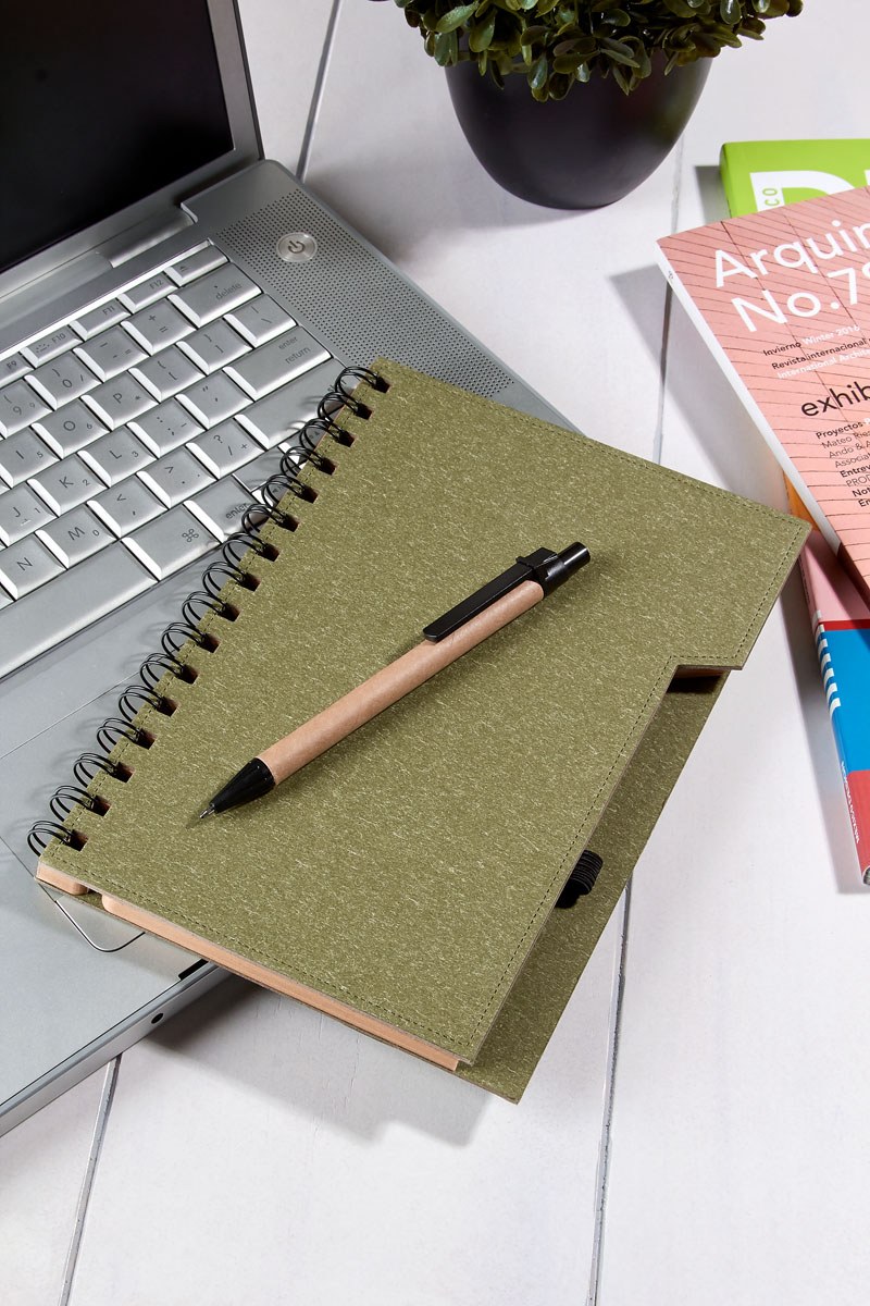 LIBRETA ANTLIA con encuadernación de espiral metálico doble