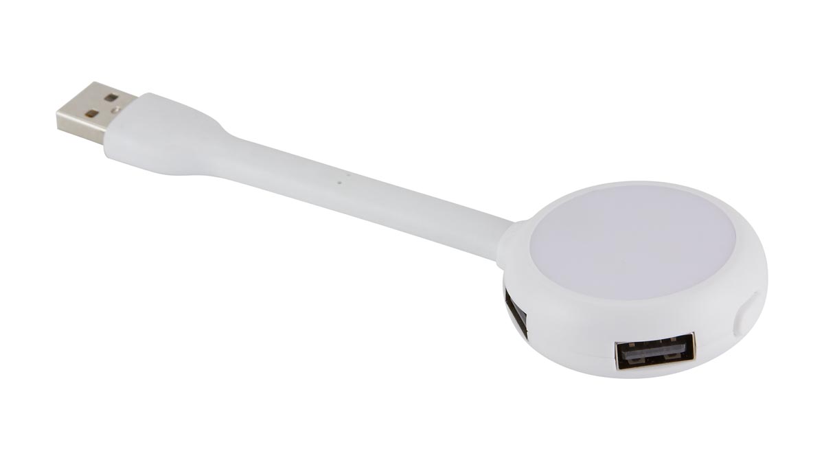 Hub USB con lámpara LED