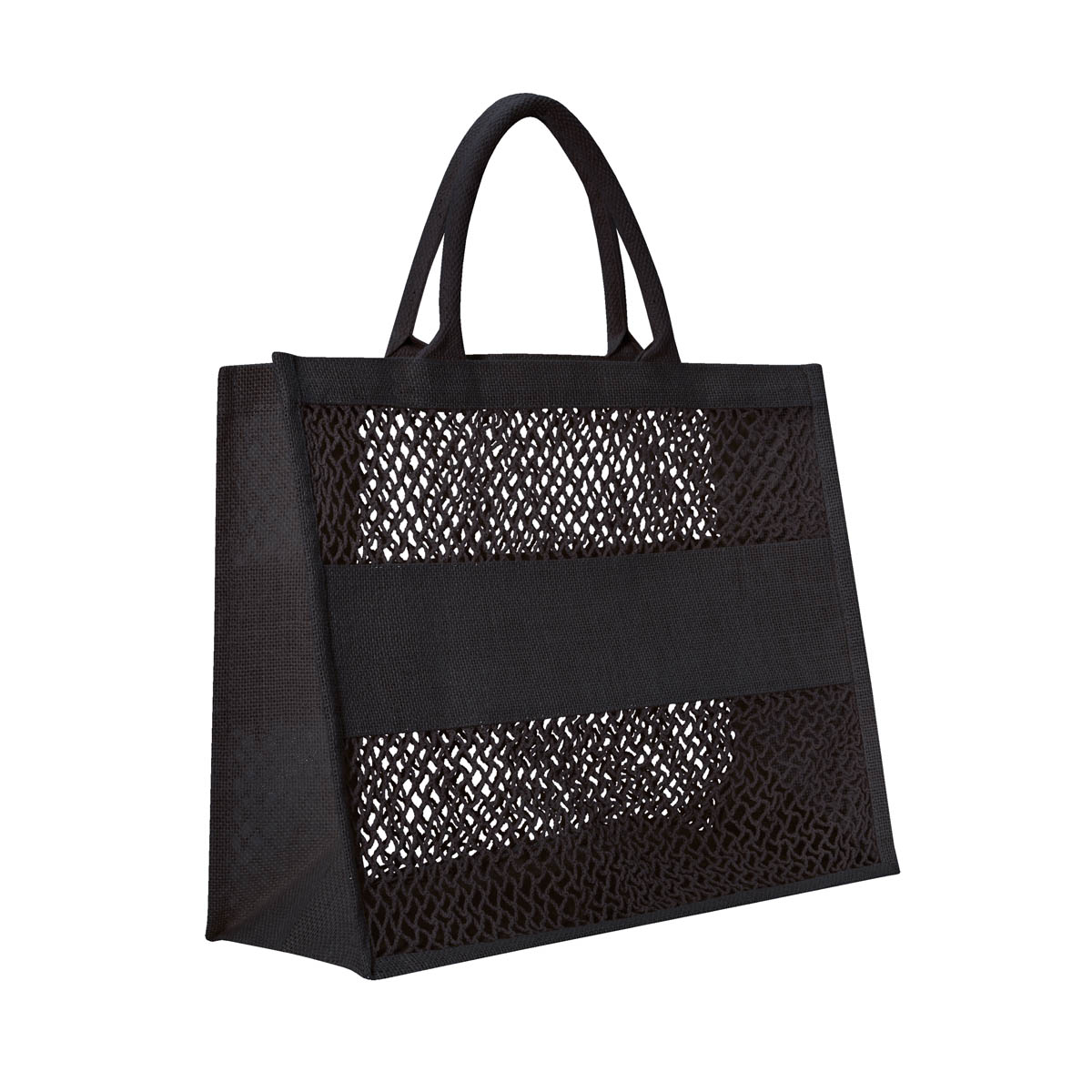 Bolsa de yute con laterales interiores plastificados