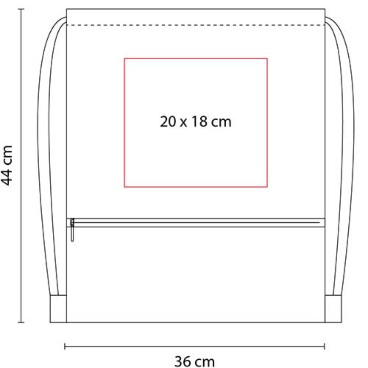 Bolsa-Mochila ANSHAR con compartimento exterior independiente