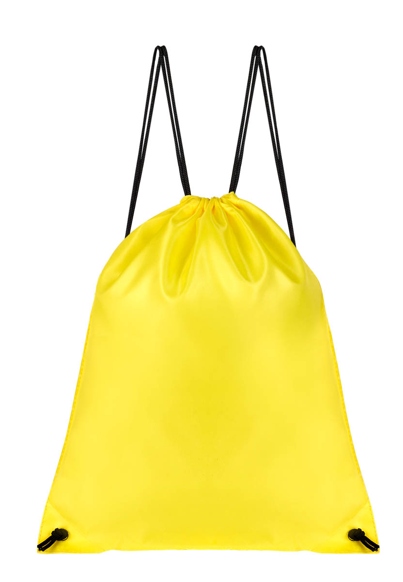 Bolsa mochila con tirantes de cordón y jareta