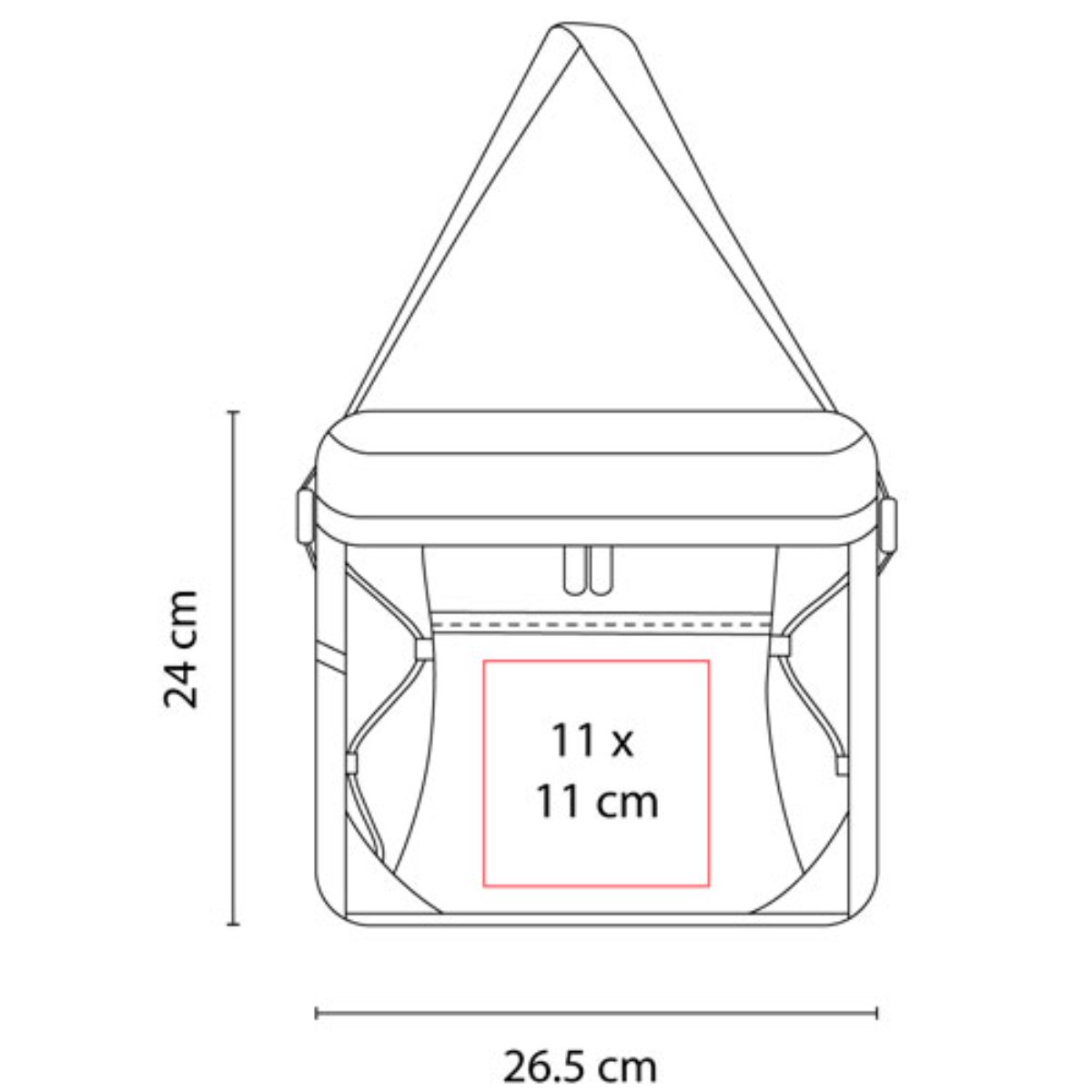 Hielera con doble almacenamiento exterior