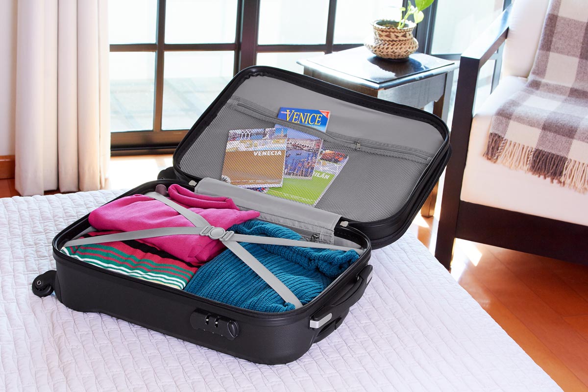 Maleta trolley DEVONPORT con cuatro ruedas