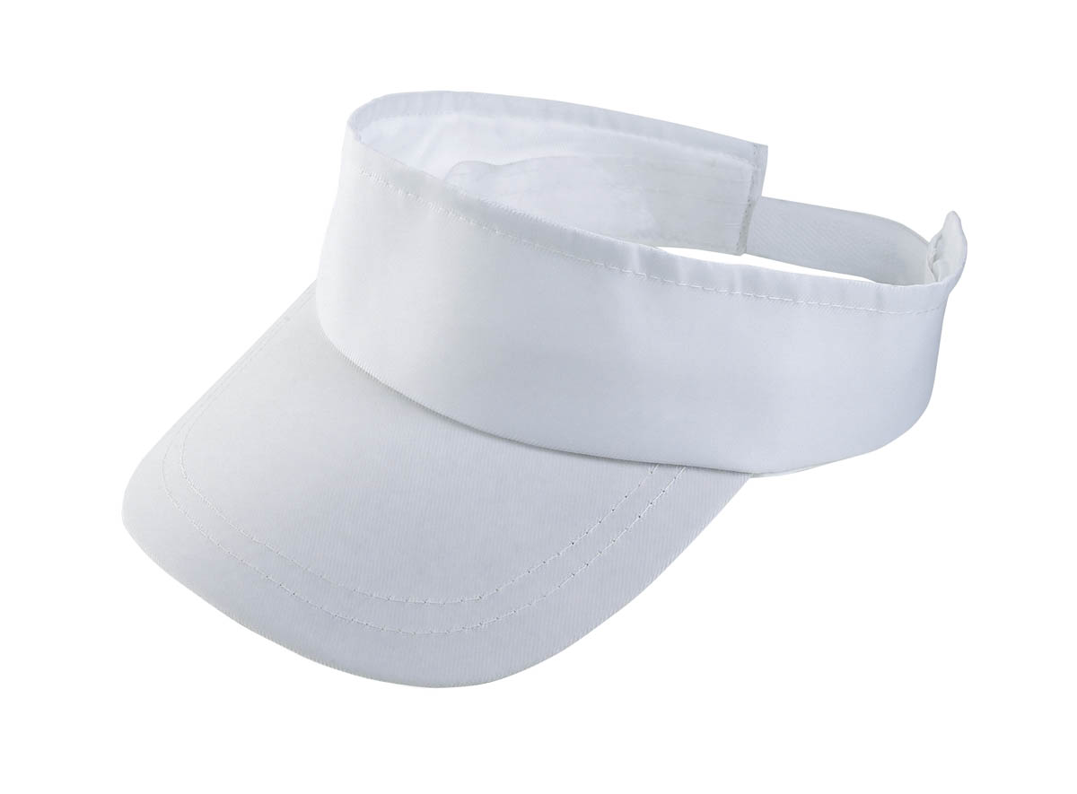 Visera deportiva de poliéster para exteriores