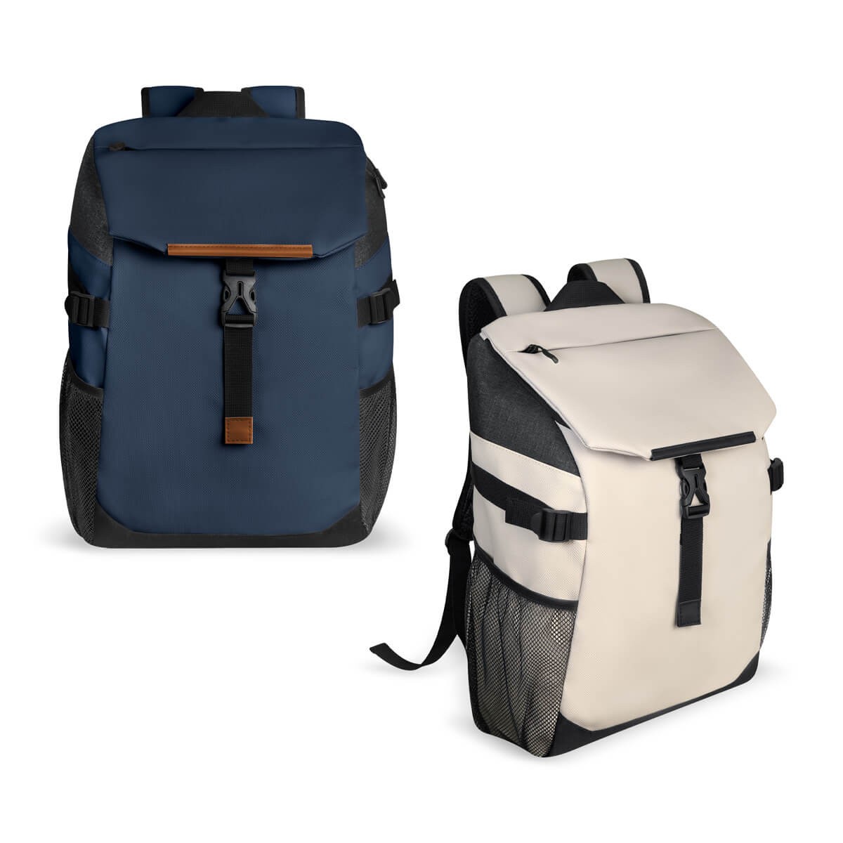 MOCHILA IKER casual con panel frontal resistente a salpicaduras