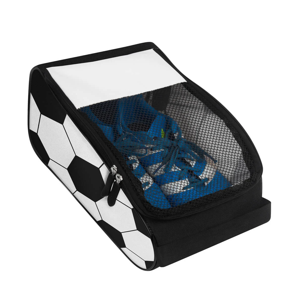 Zapatera deportiva con diseño de balón