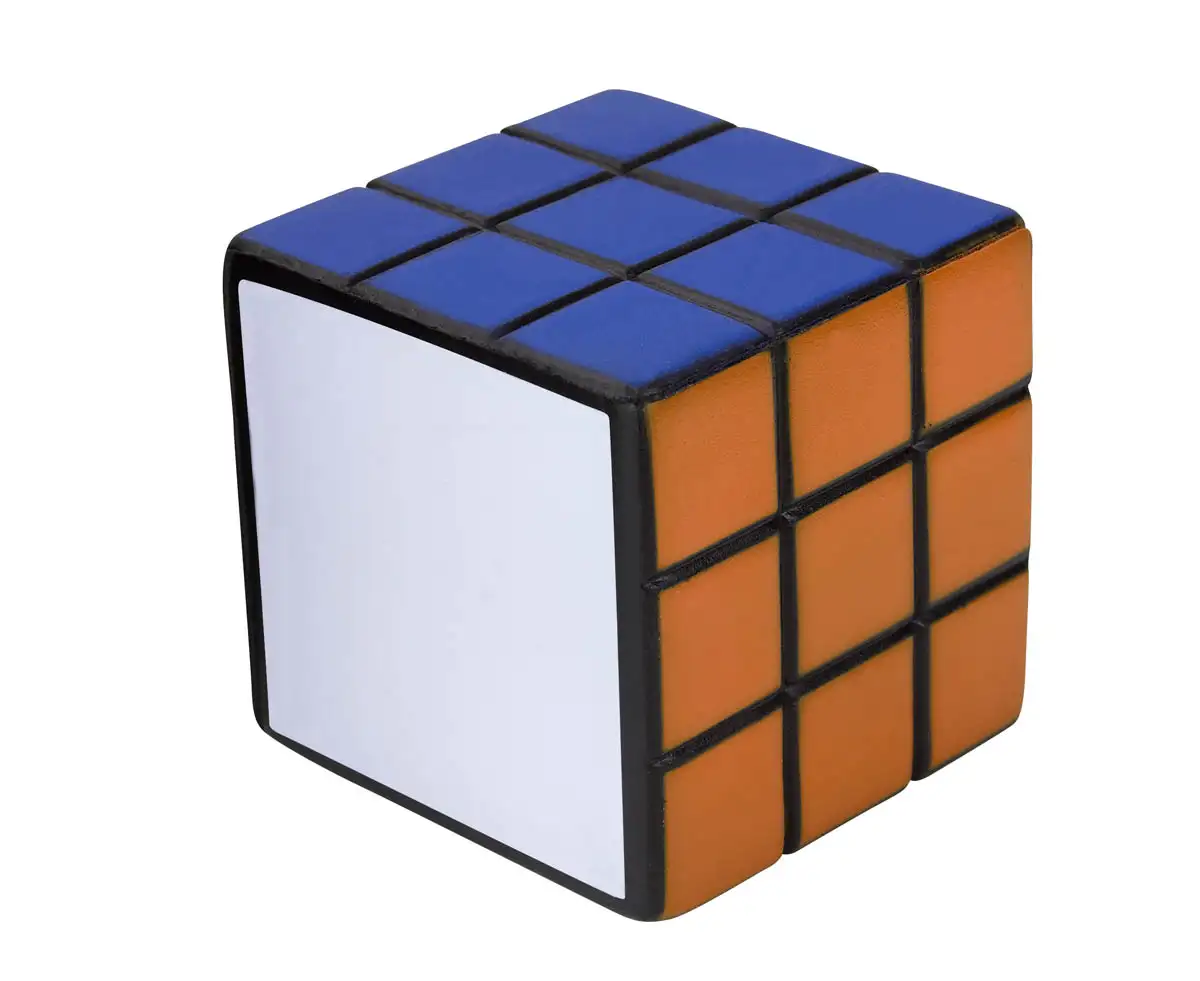 Cubo anti stress personalizable con logotipo.