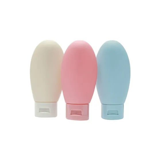 Kit de viaje con botellas reutilizables de 60 ml