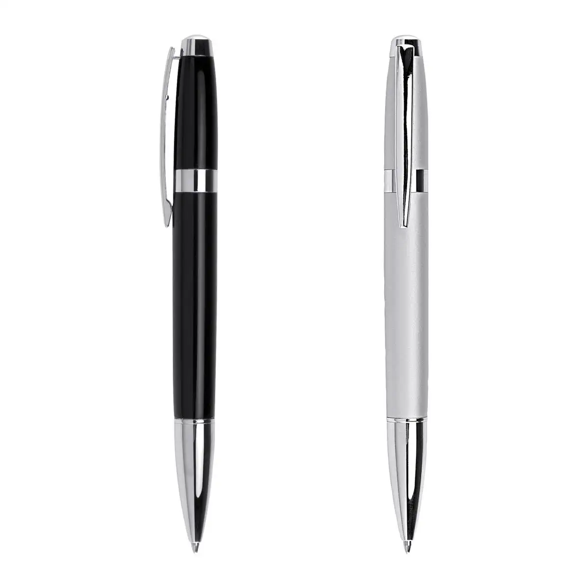 Bolígrafo BEKER de acero inoxidable con estuche.