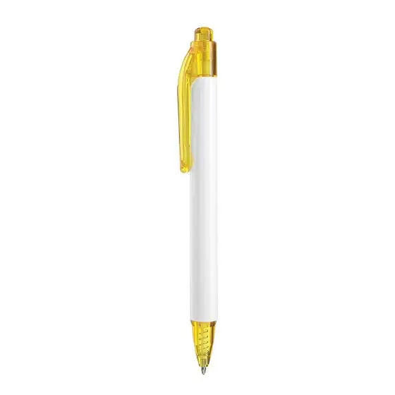 Bolígrafo pulsador para personalización corporativa.