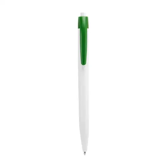 Bolígrafo de plástico para branding corporativo.