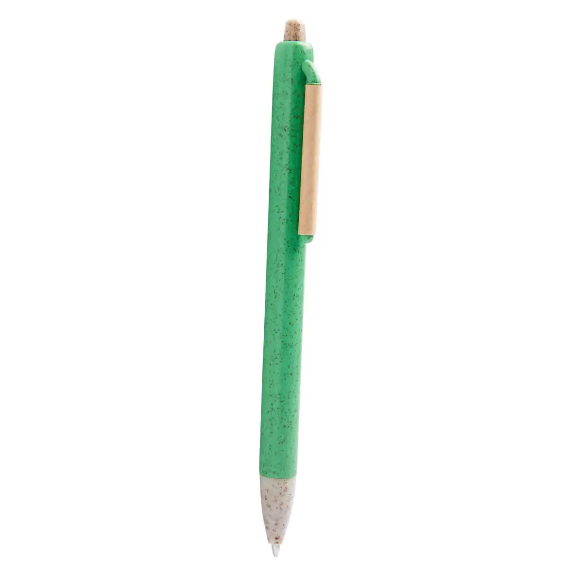 Bolígrafo KIBRIT fabricado con fibra de trigo.