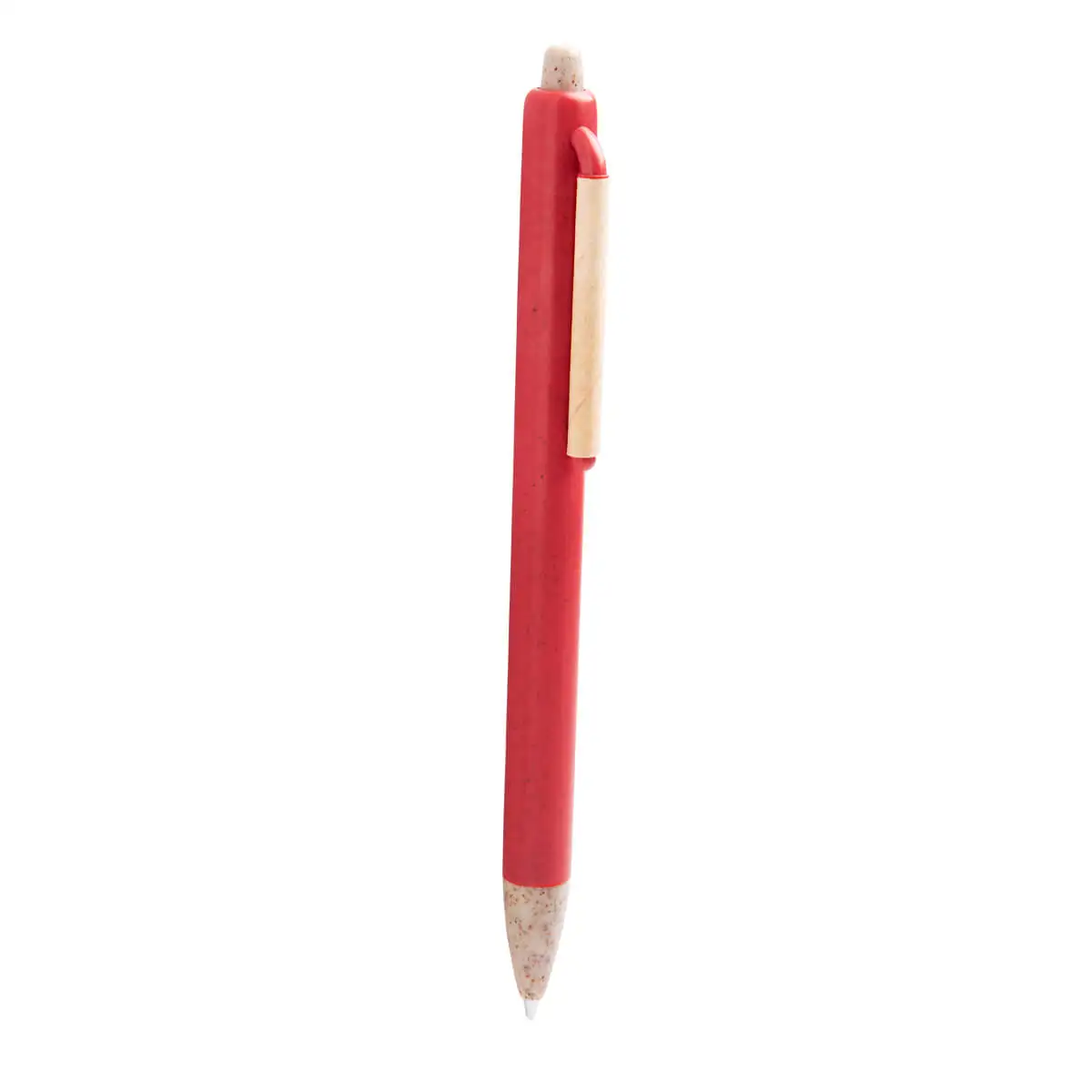 Bolígrafo con clip de cartón para branding responsable.