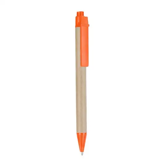 Bolígrafo ecológico personalizado con logotipo.