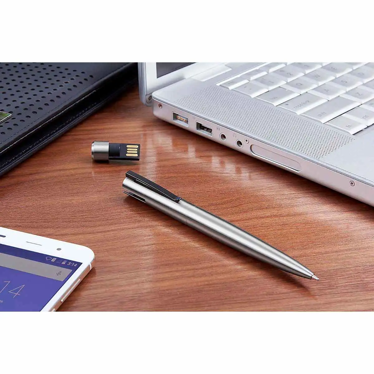 Bolígrafo con memoria USB OTG para empresas.