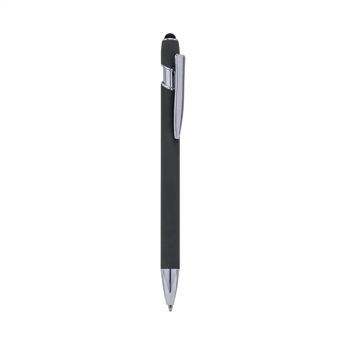 Bolígrafo promocional de aluminio grabado.