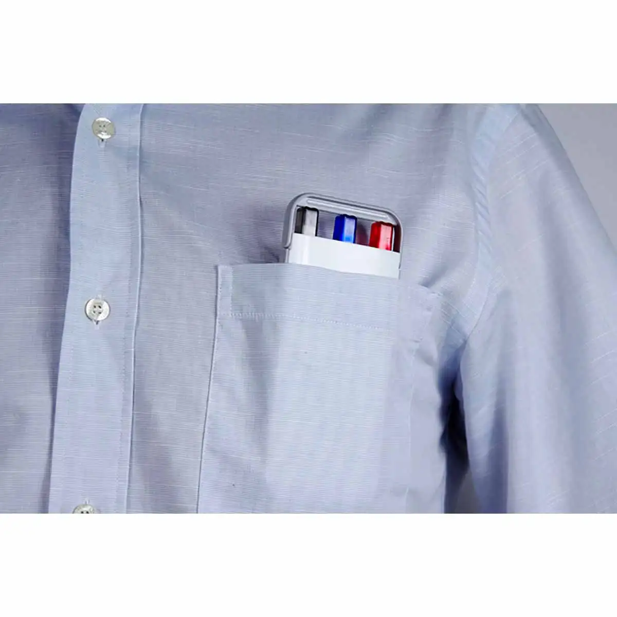 Set con lapicera y bolígrafos para congresos empresariales.