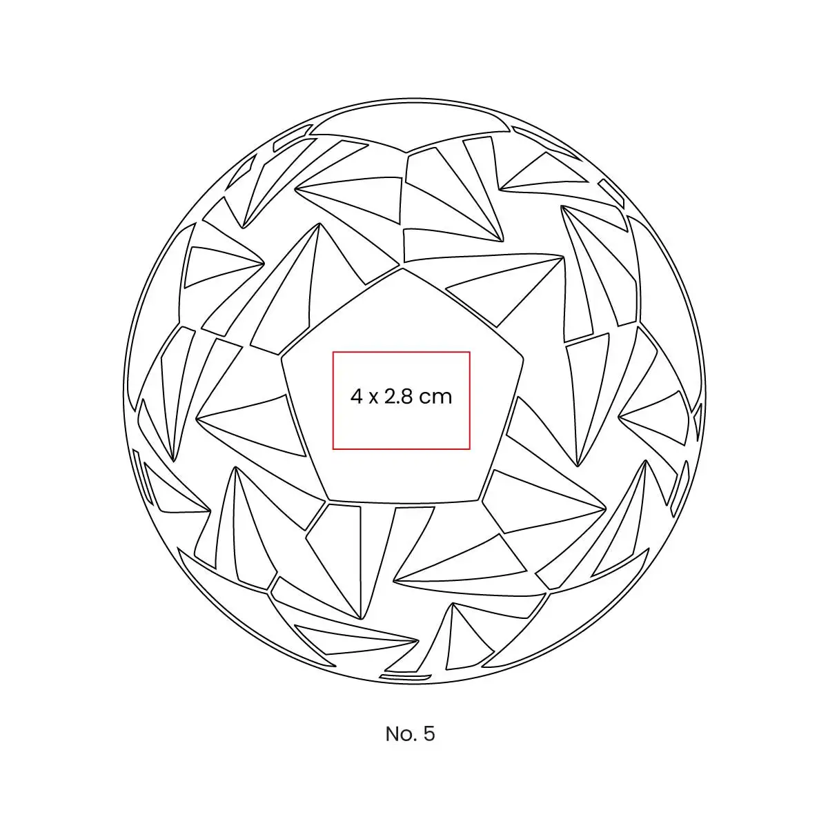Balón No. 5 de PVC