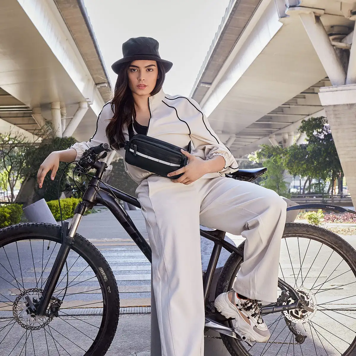 Bolsa crossbody para ciclistas