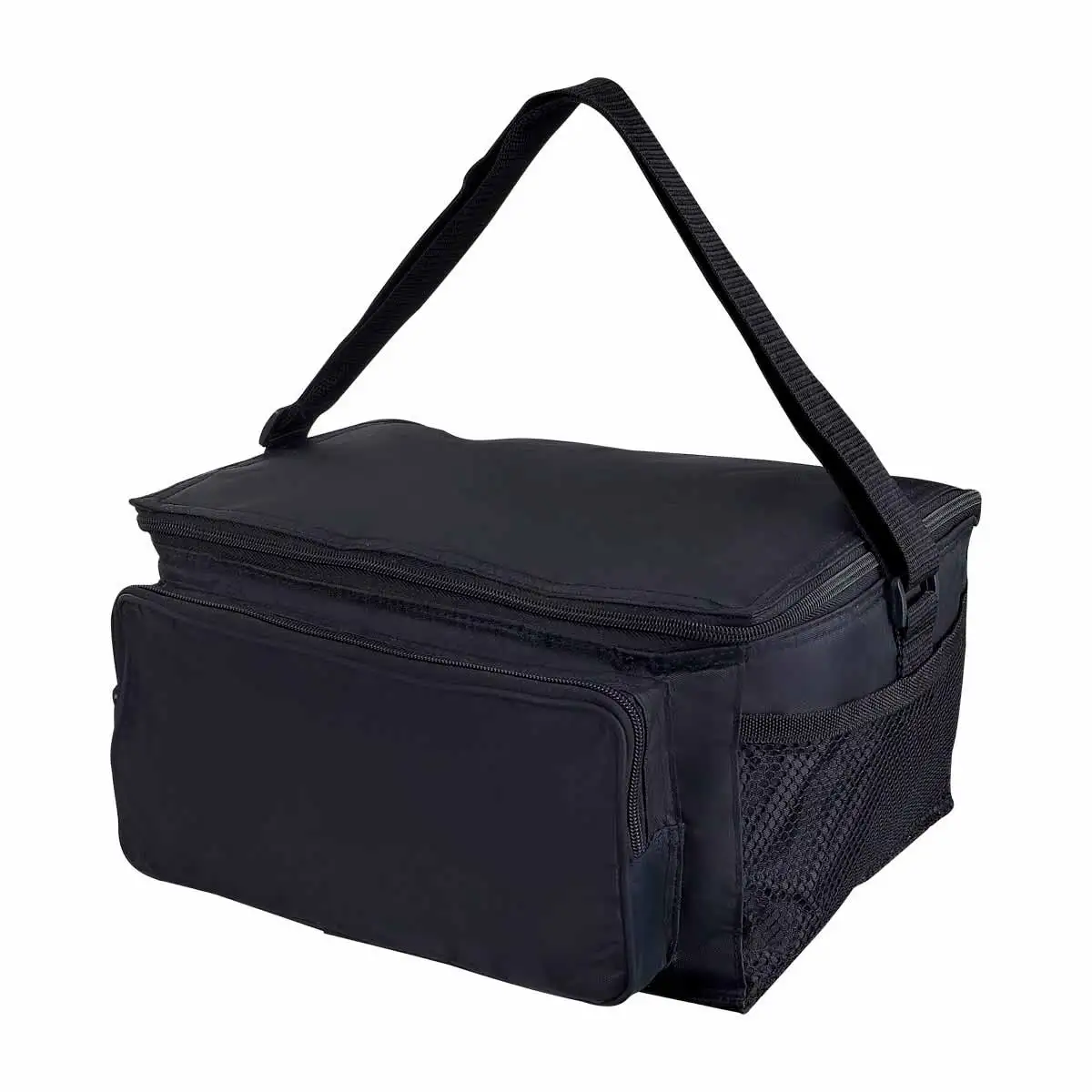 Hielera reutilizable con interior impermeable.