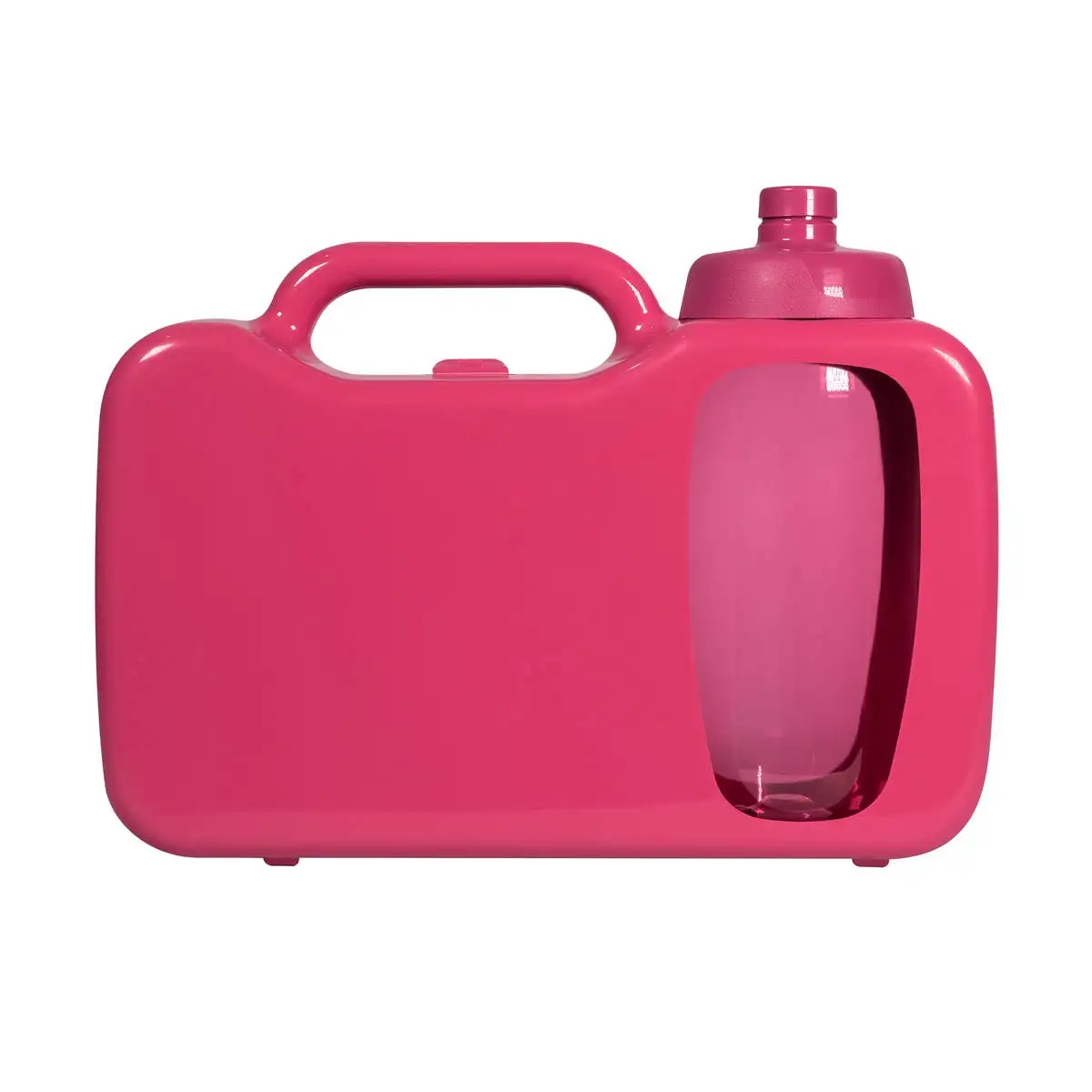 Contenedor para alimentos con botella