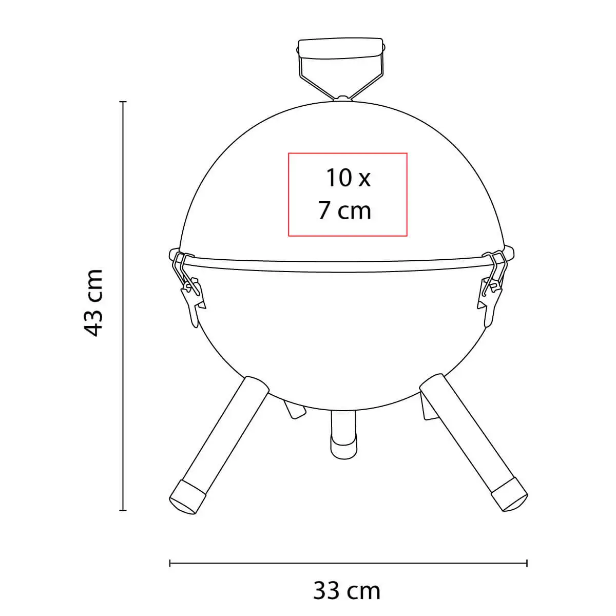 Asador portátil para empresas