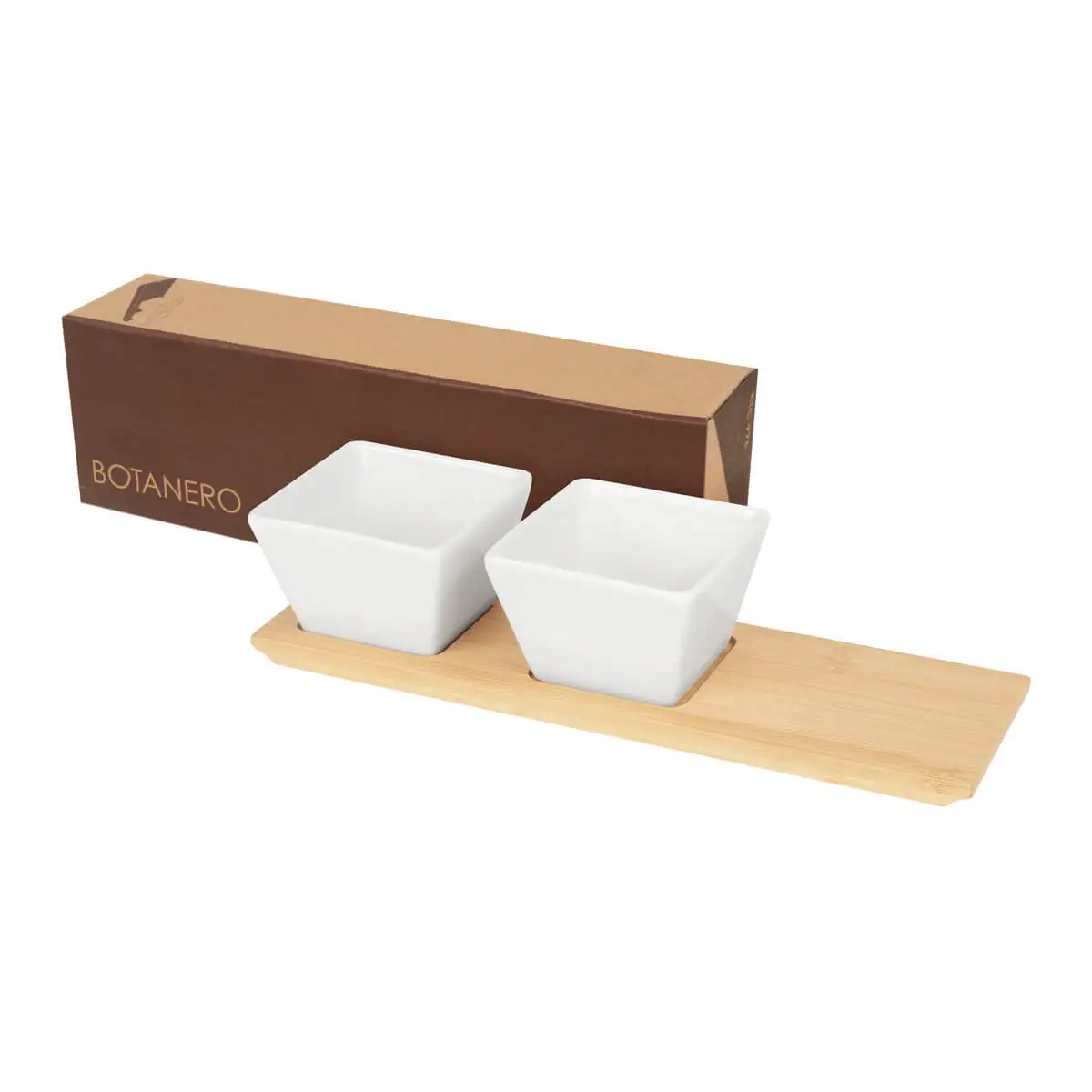 Botanero KIBI de bambú personalizado para empresas