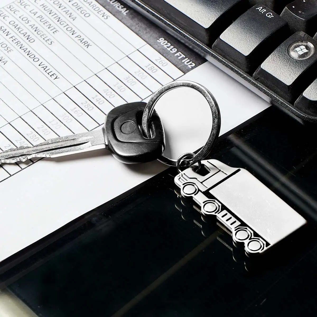 Llavero para empresas de transporte