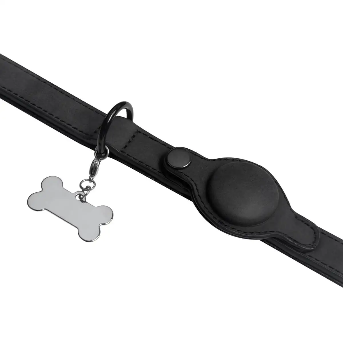 Collar de curpiel para perros medianos