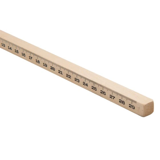 Regla de madera promocional para escuelas
