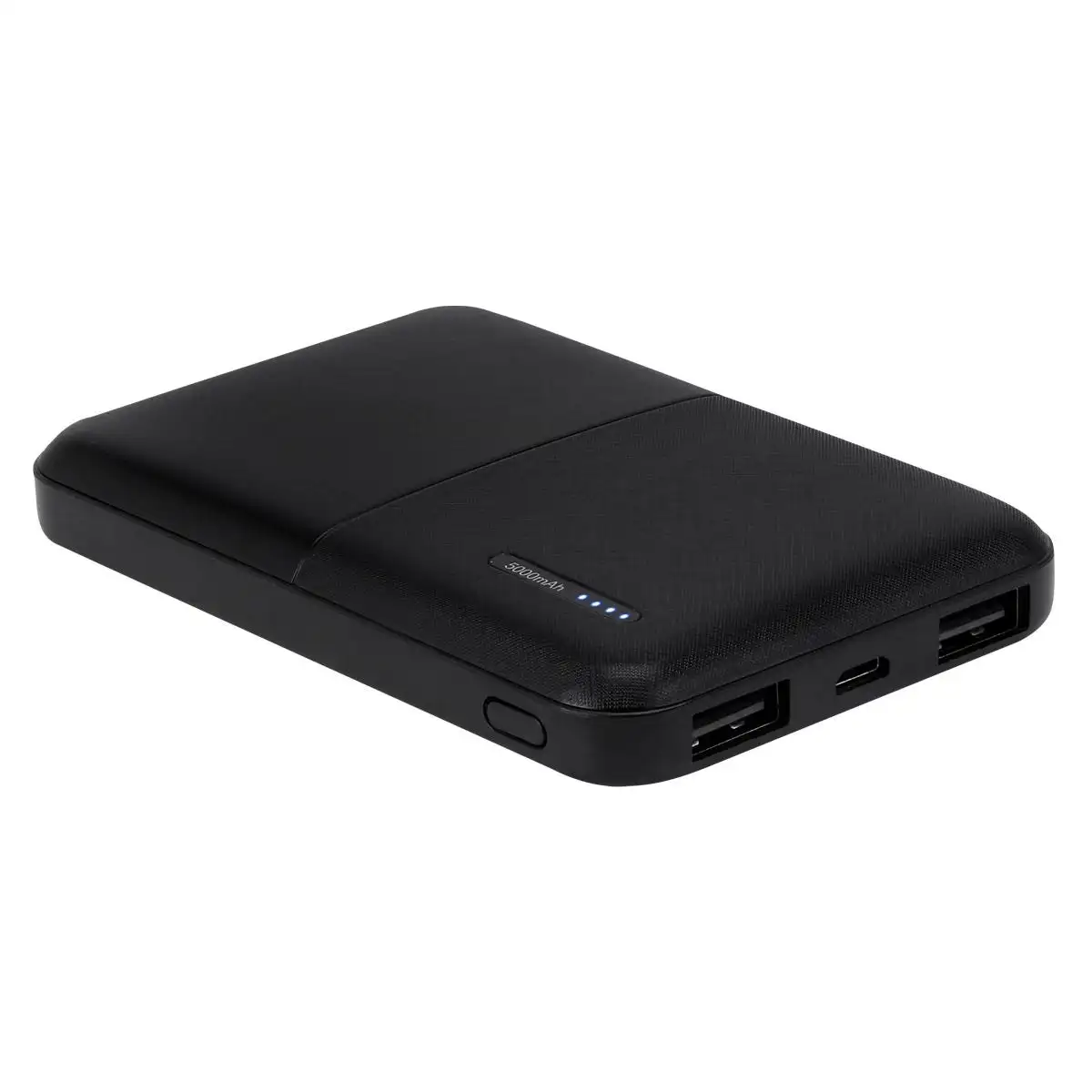 Power bank de 5000 mAh con logotipo.