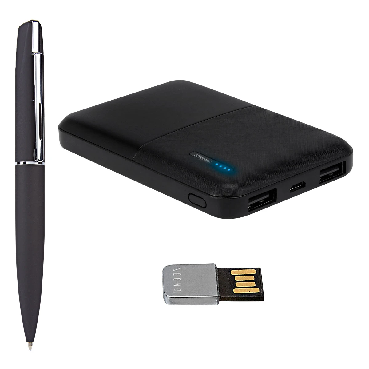CHOMUTOV con bolígrafo y memoria USB de 4 GB.