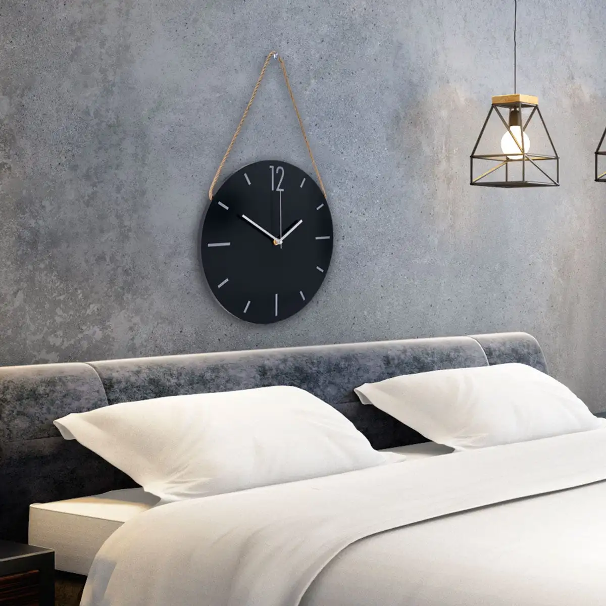 Reloj promocional de pared con impresión empresarial.