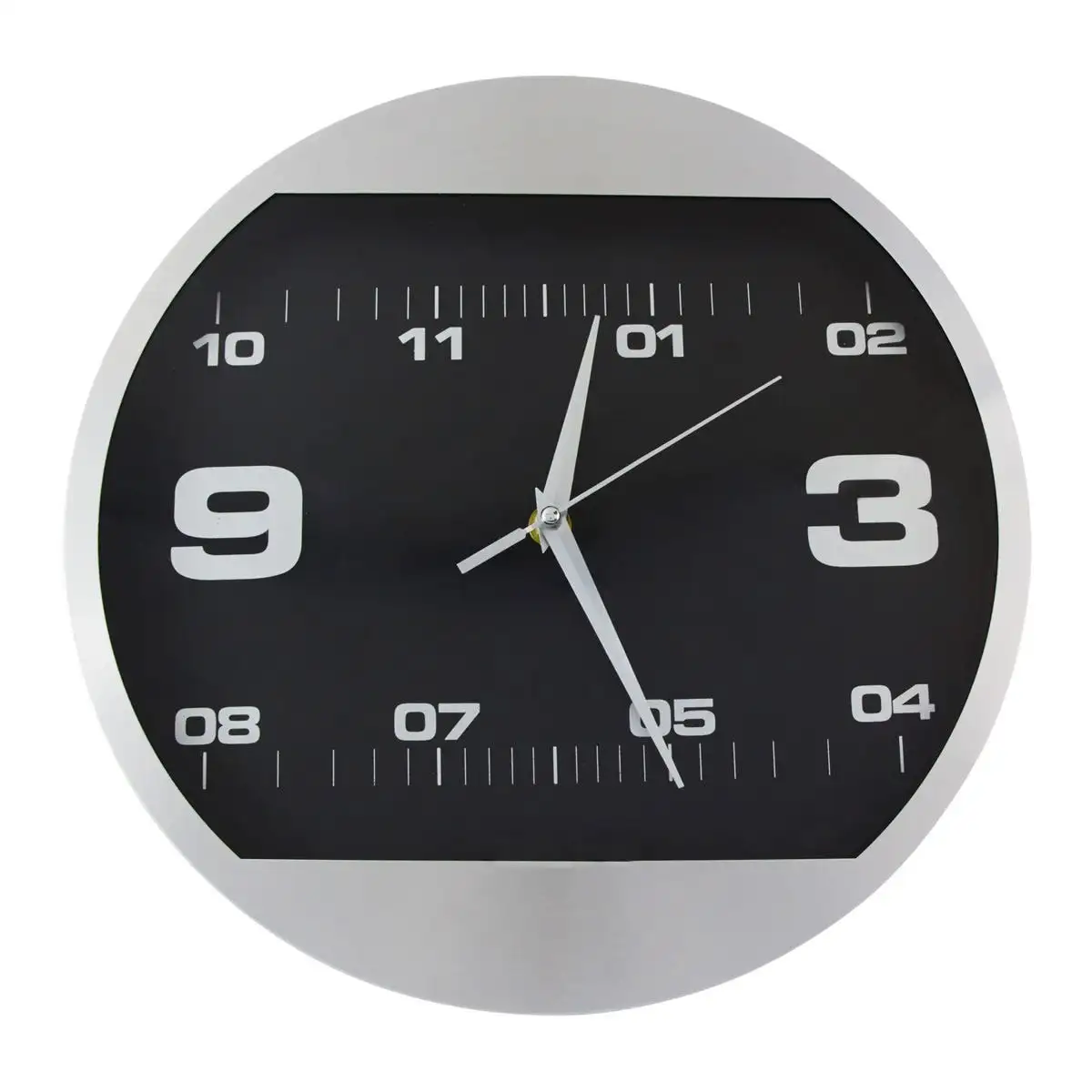 Reloj de pared OSSIAN de aluminio.