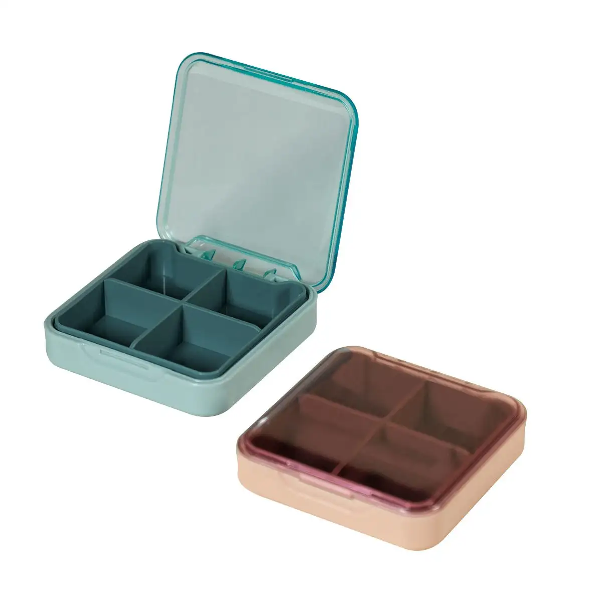 Pastillero XATTI compacto con organizador removible.