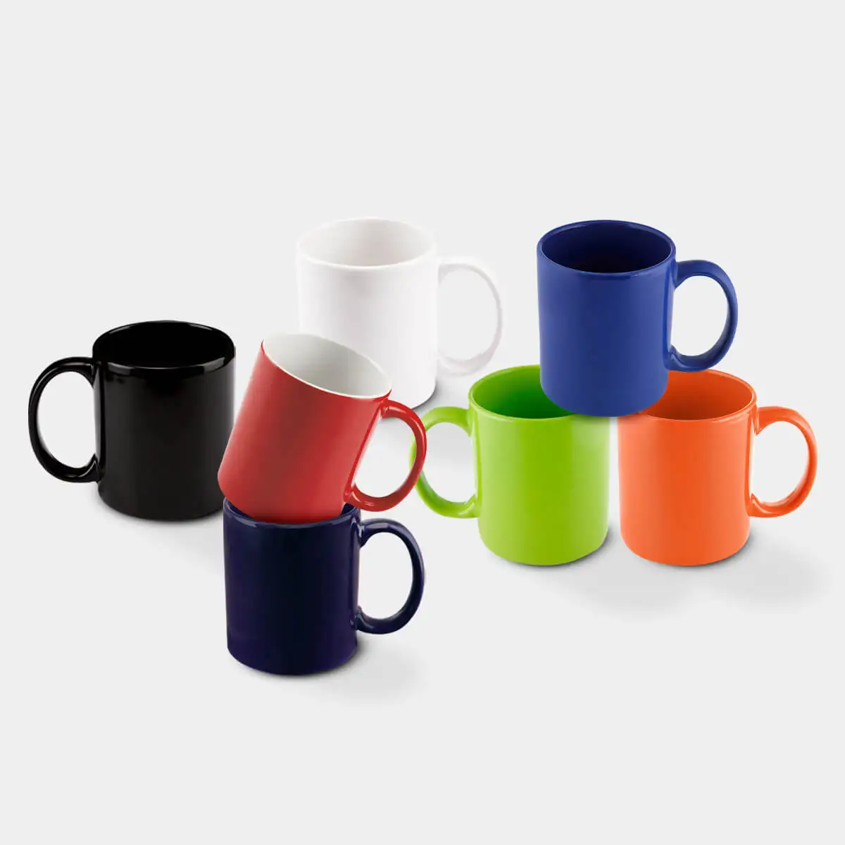 Taza ESPIRIT de cerámica de color 11 oz.