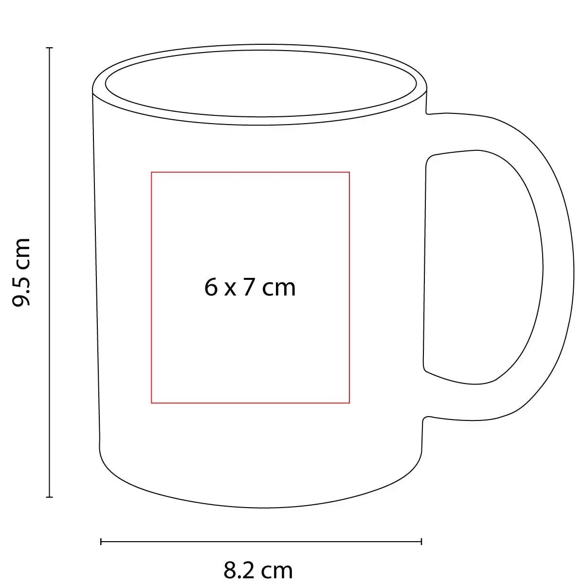 Taza PANAJI para campañas promocionales.