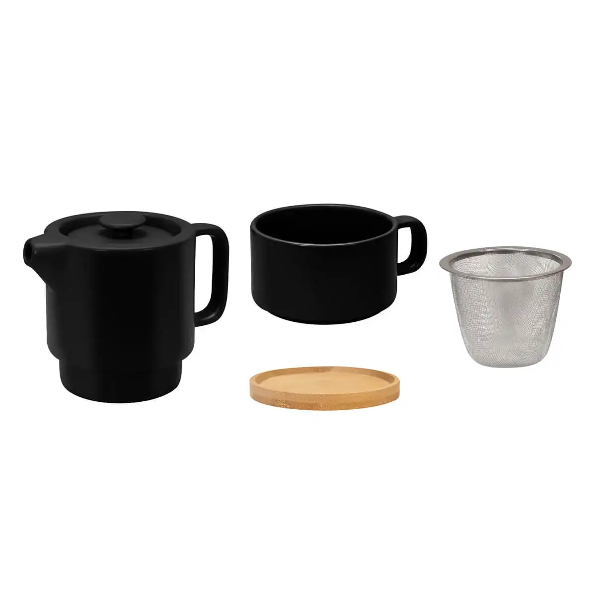 Set de té de cuatro piezas personalizado para empresas.