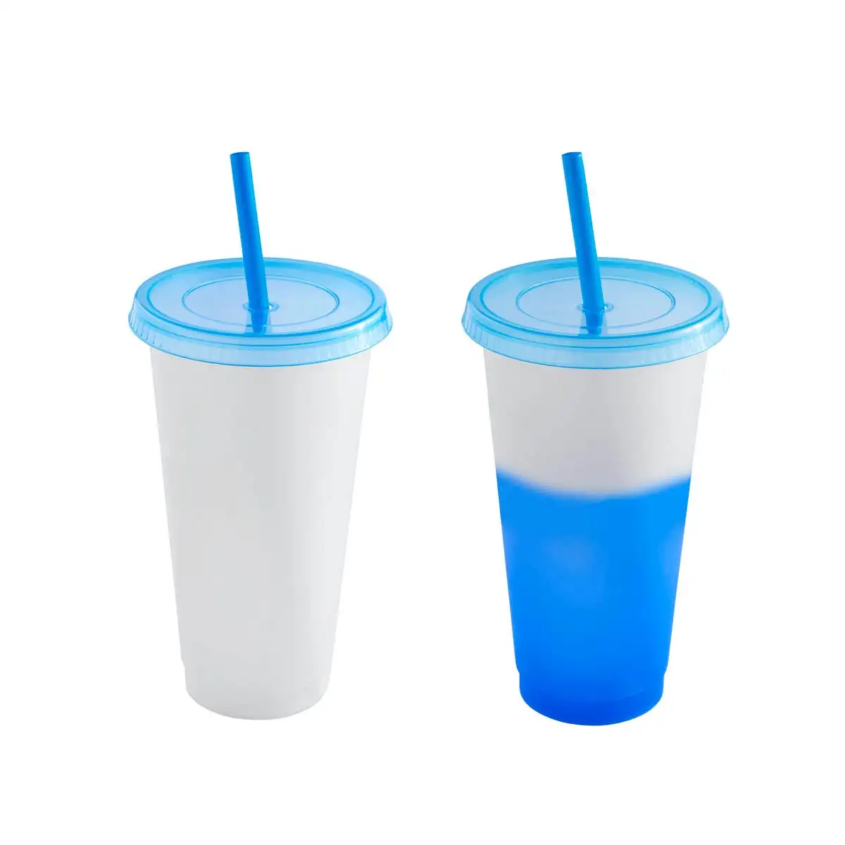 Vaso promocional de 27 oz con efecto visual.