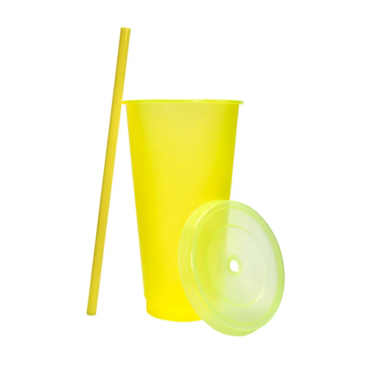 Vaso promocional de 27 oz con tapa push.