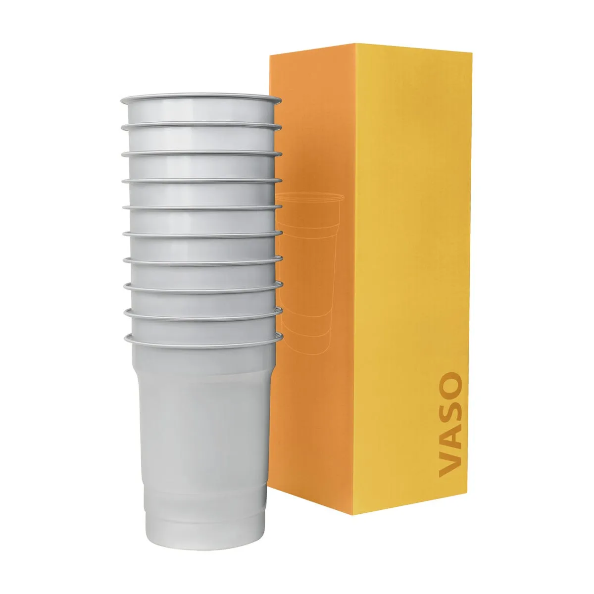 Vaso de aluminio que revela color con bebidas frías.