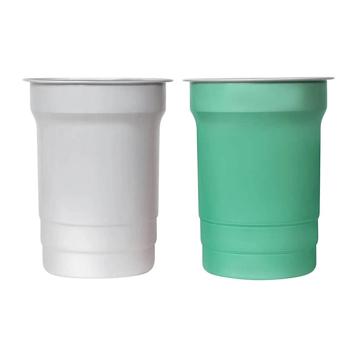 Vaso metálico termosensible para activaciones de marca.