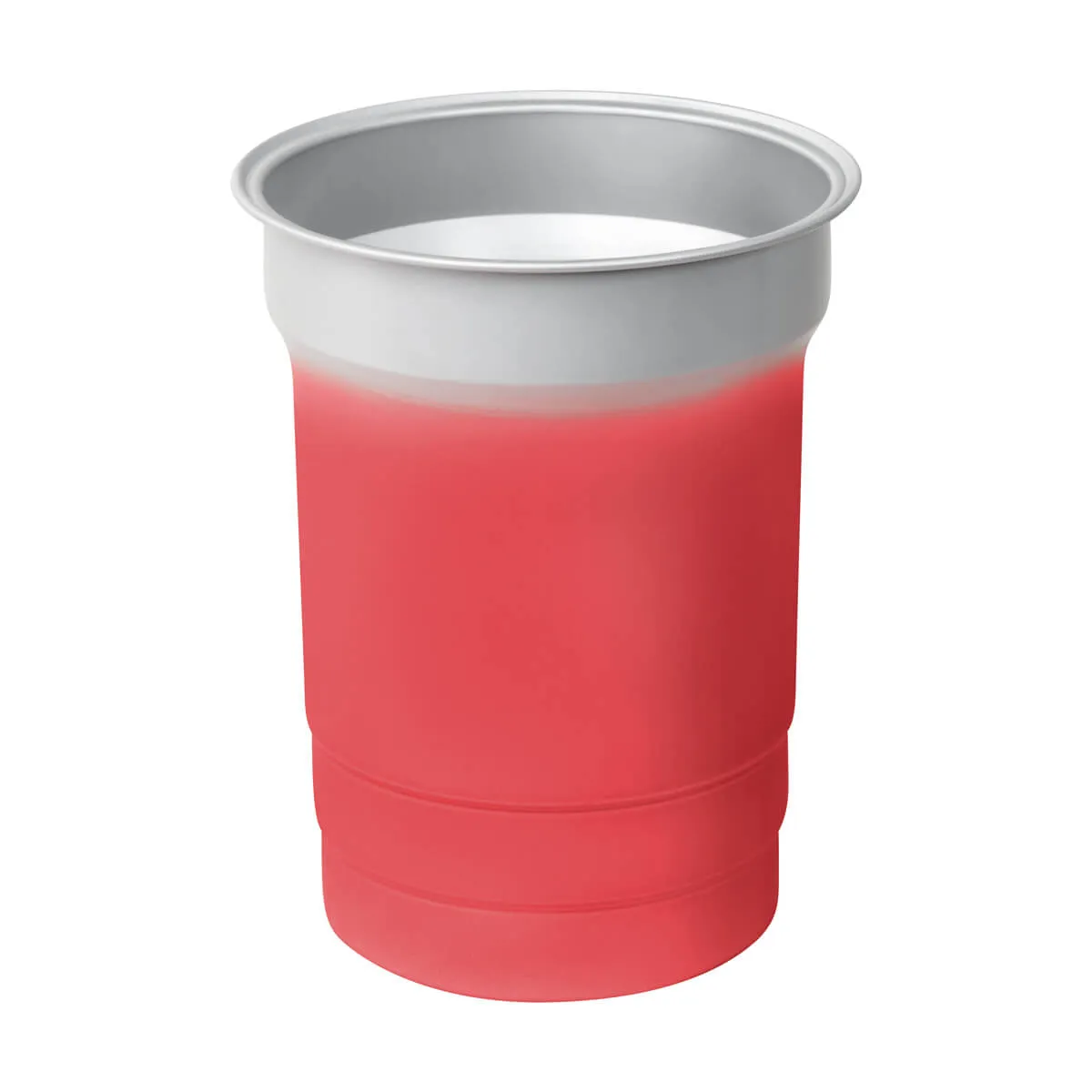 Vaso metálico de 590 ml para eventos empresariales.