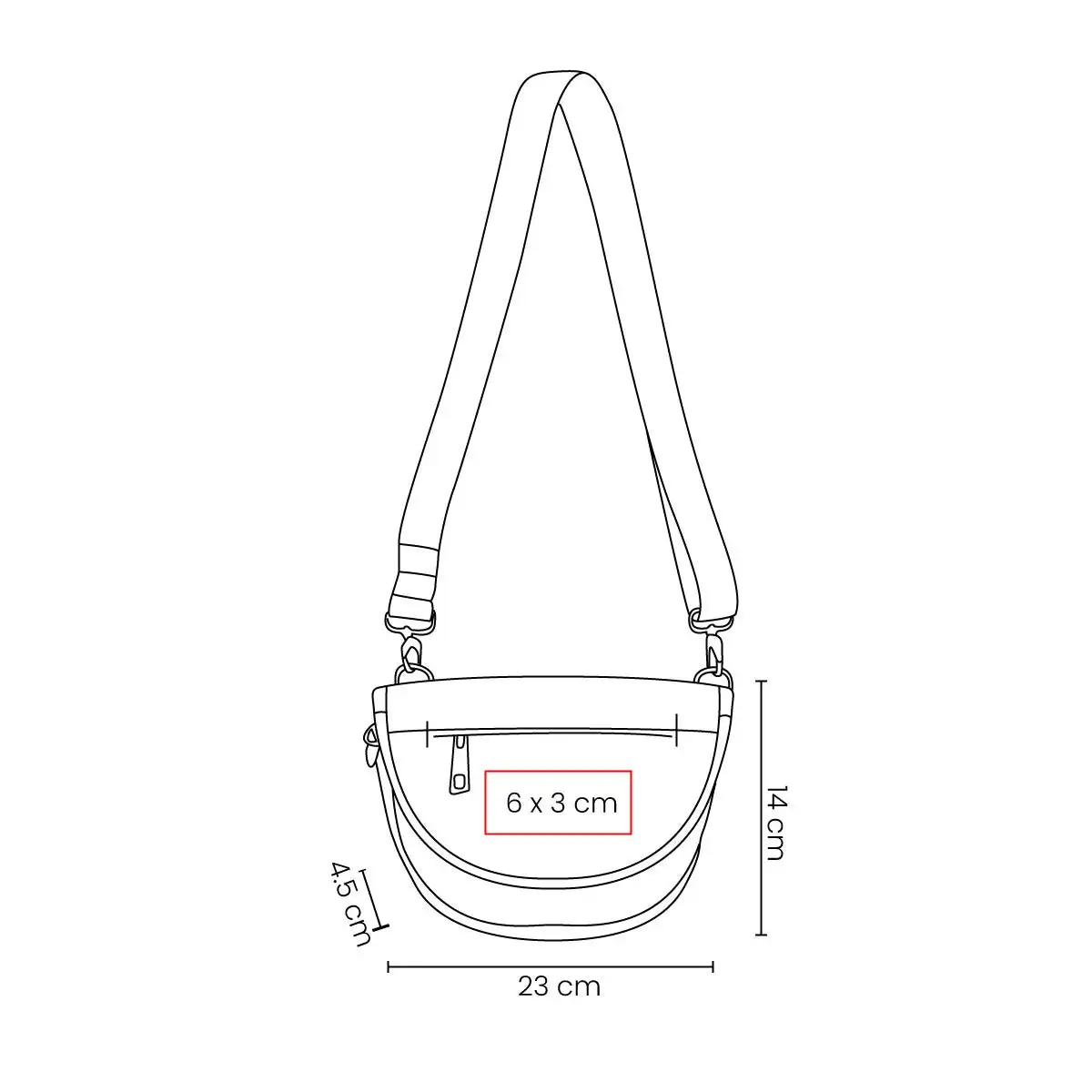 Bolsa corporativa para transportar pertenencias