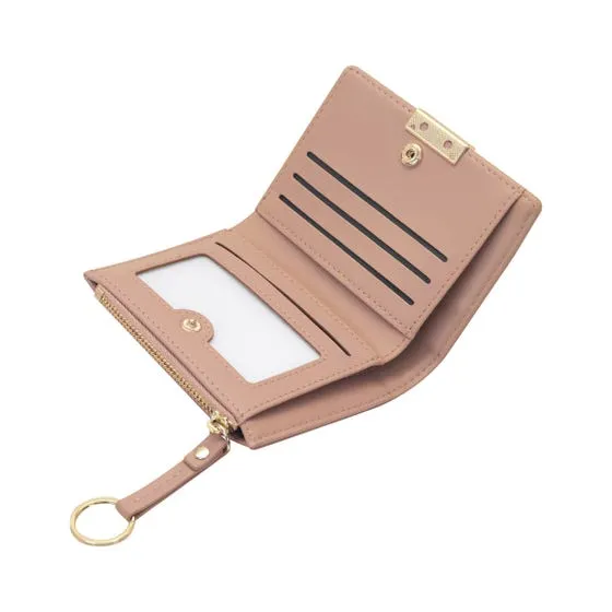 Cartera corporativa con compartimentos para tarjetas