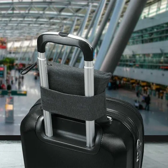 Frazada con bolsa para viaje.